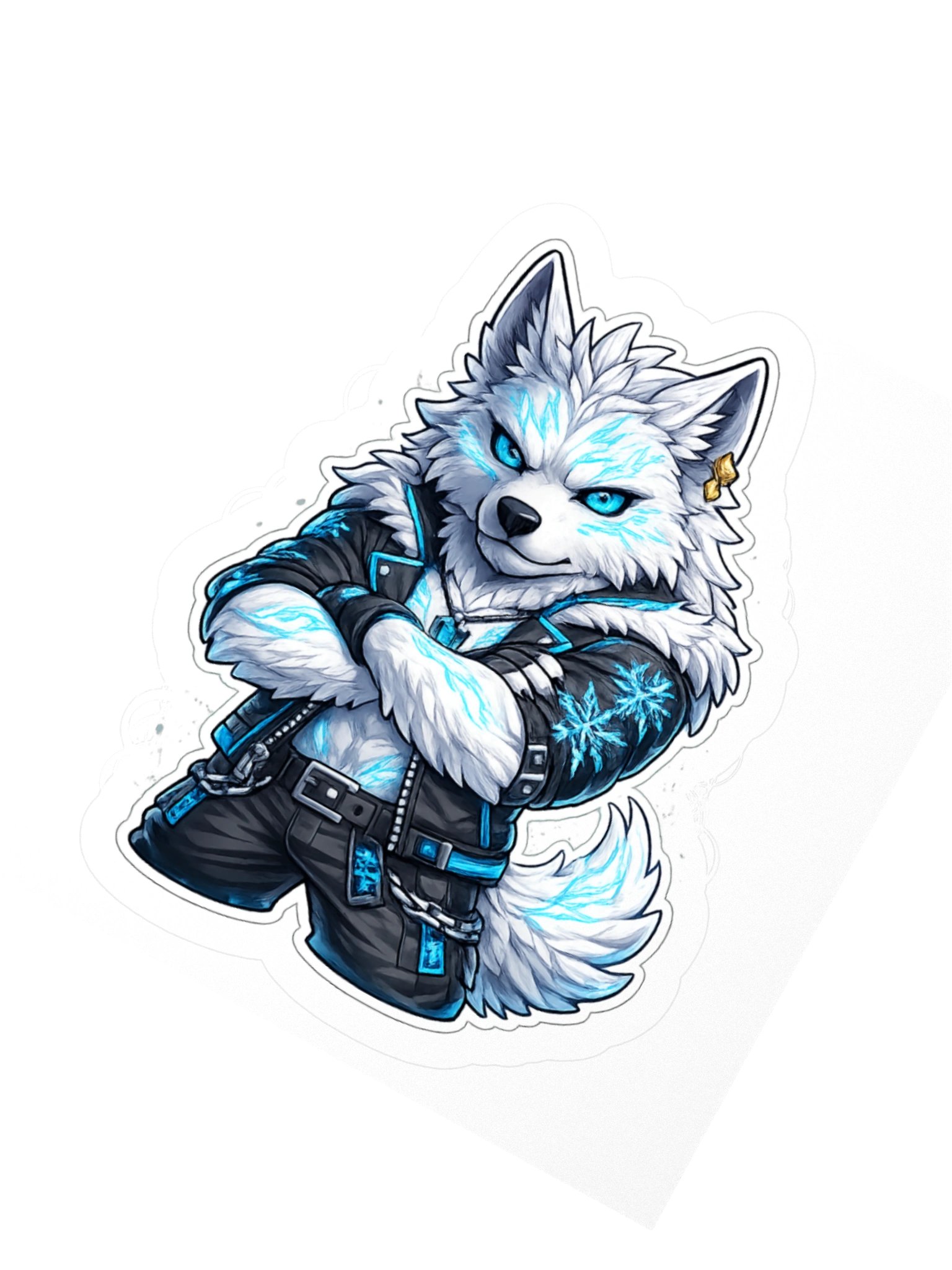Frostfur Arms Crossed Sticker product image (4)