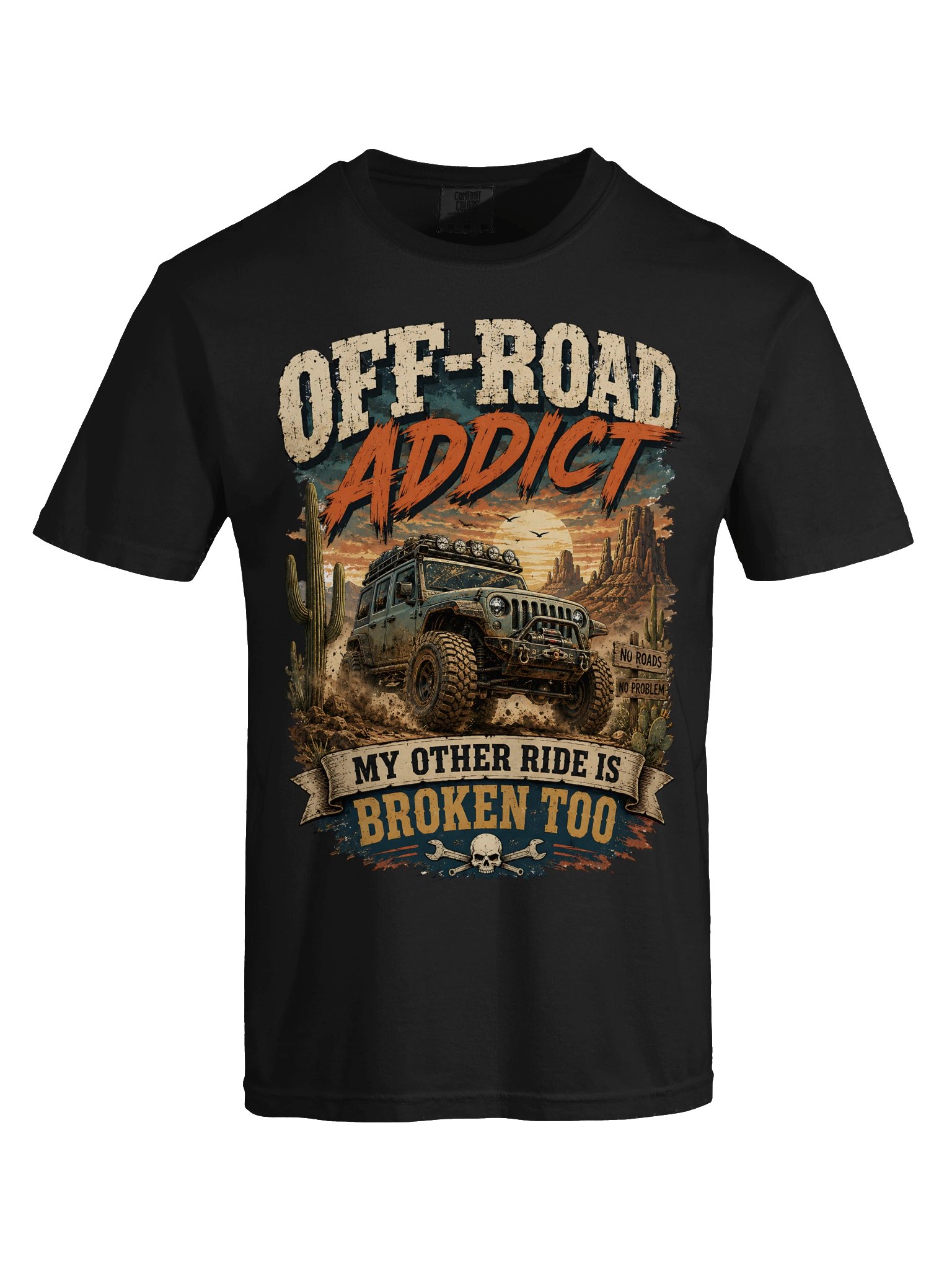 Off-Road Addict Desert Jeep Tee product image (47)