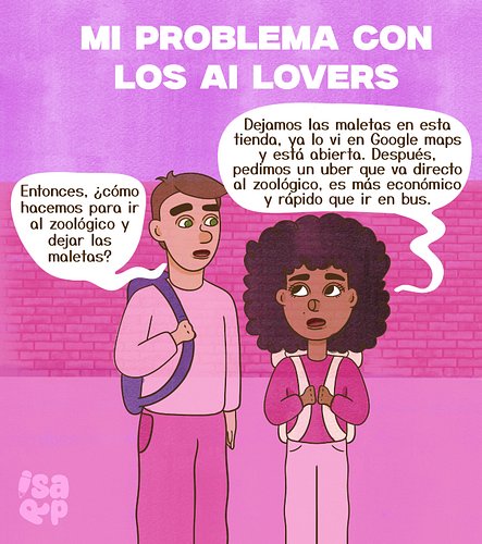 Mi problema con los AI lovers 😩🙊 like bro, just hazme caso! 

y sí, ese día nos atrasamos por que tu querido chat bot nos man...