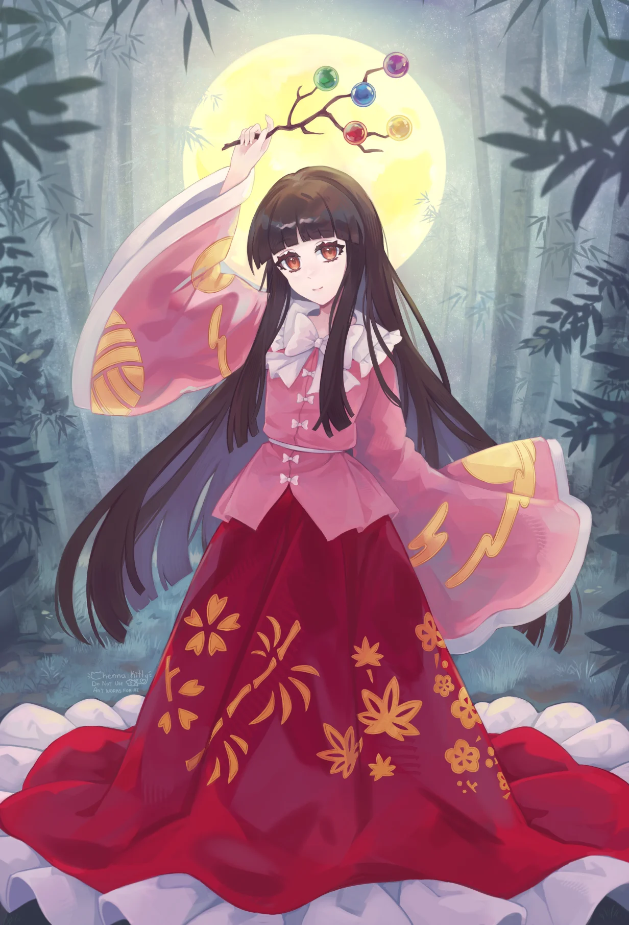 Kaguya Houraisan - 11 x 17 Large Print product image (1)