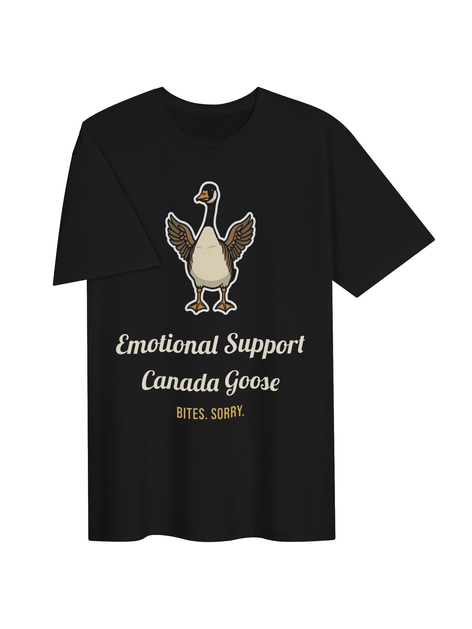Emotional Support Canada Goose Shirt – Funny Canadian Gift Tee for Goose Season product image (3)