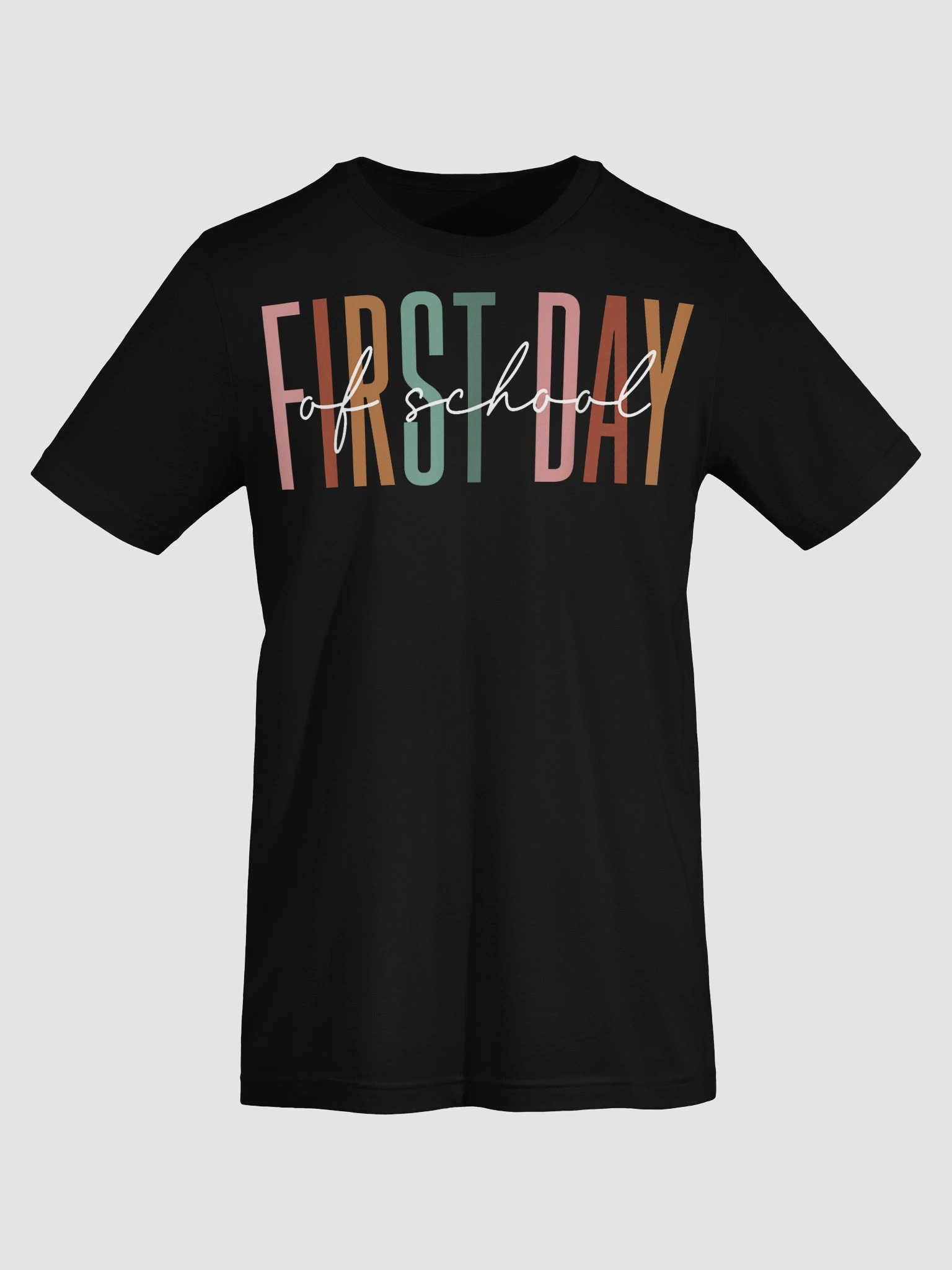 First Day of School Teacher Funny Back to School Vibes T-Shirt product image (51)