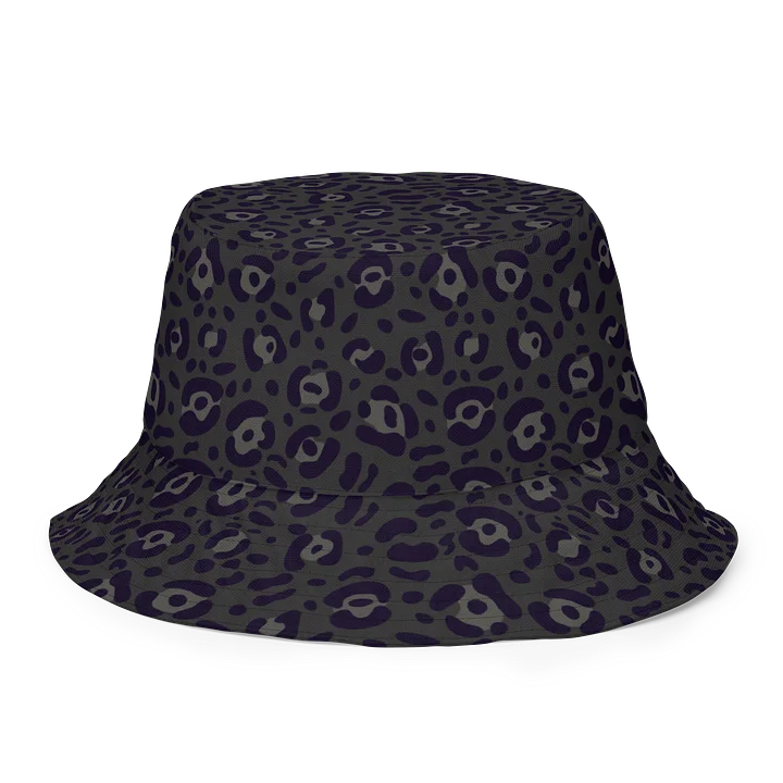 Bold Reversible Bucket Hat with Black Leopard Print product image (2)