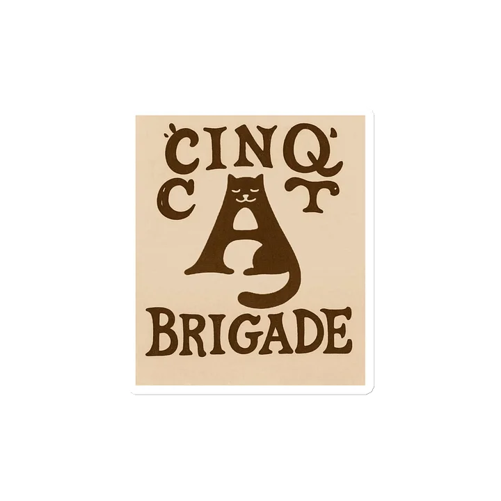 Cat Brigade logo Die-Cut Magnets product image (2)