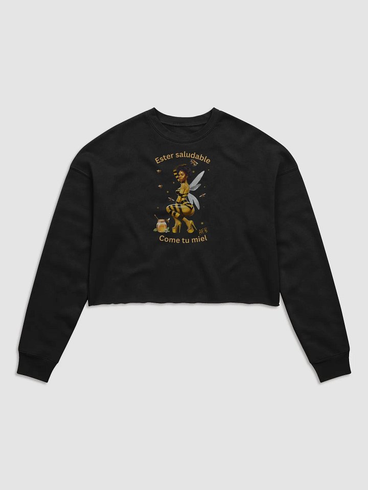 Bee-utiful Honey Stripes Crop Sweatshirt product image (1)