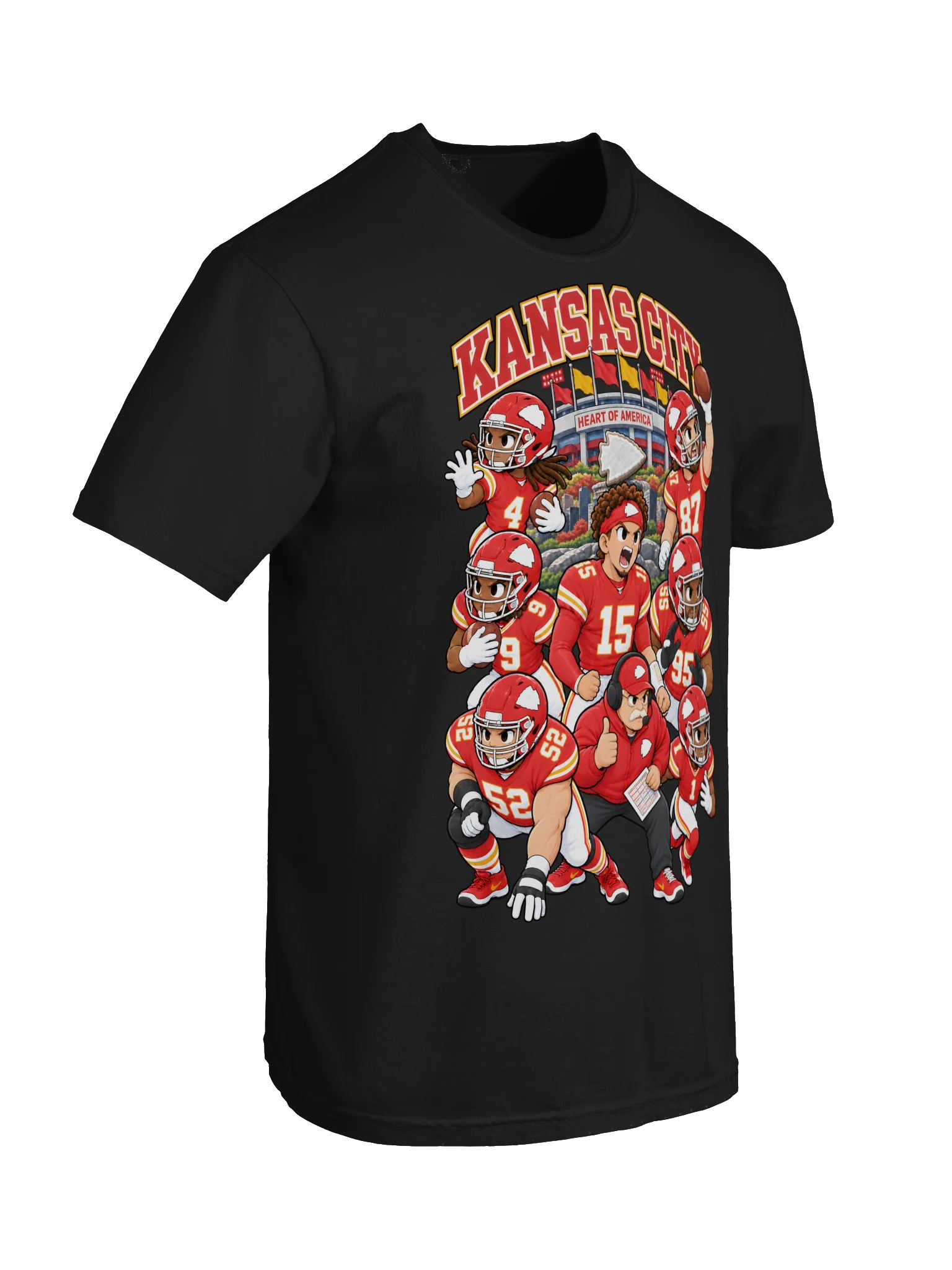Kansas City Football Animated Player T-Shirt product image (10)