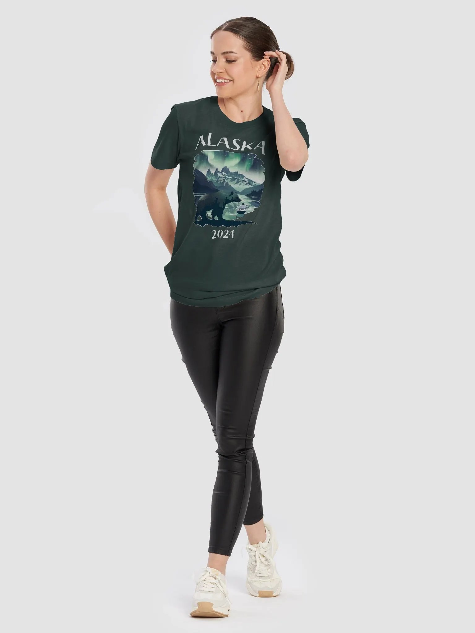 Alaska Wildlife 2024 Adult Dark T-Shirt product image (11)