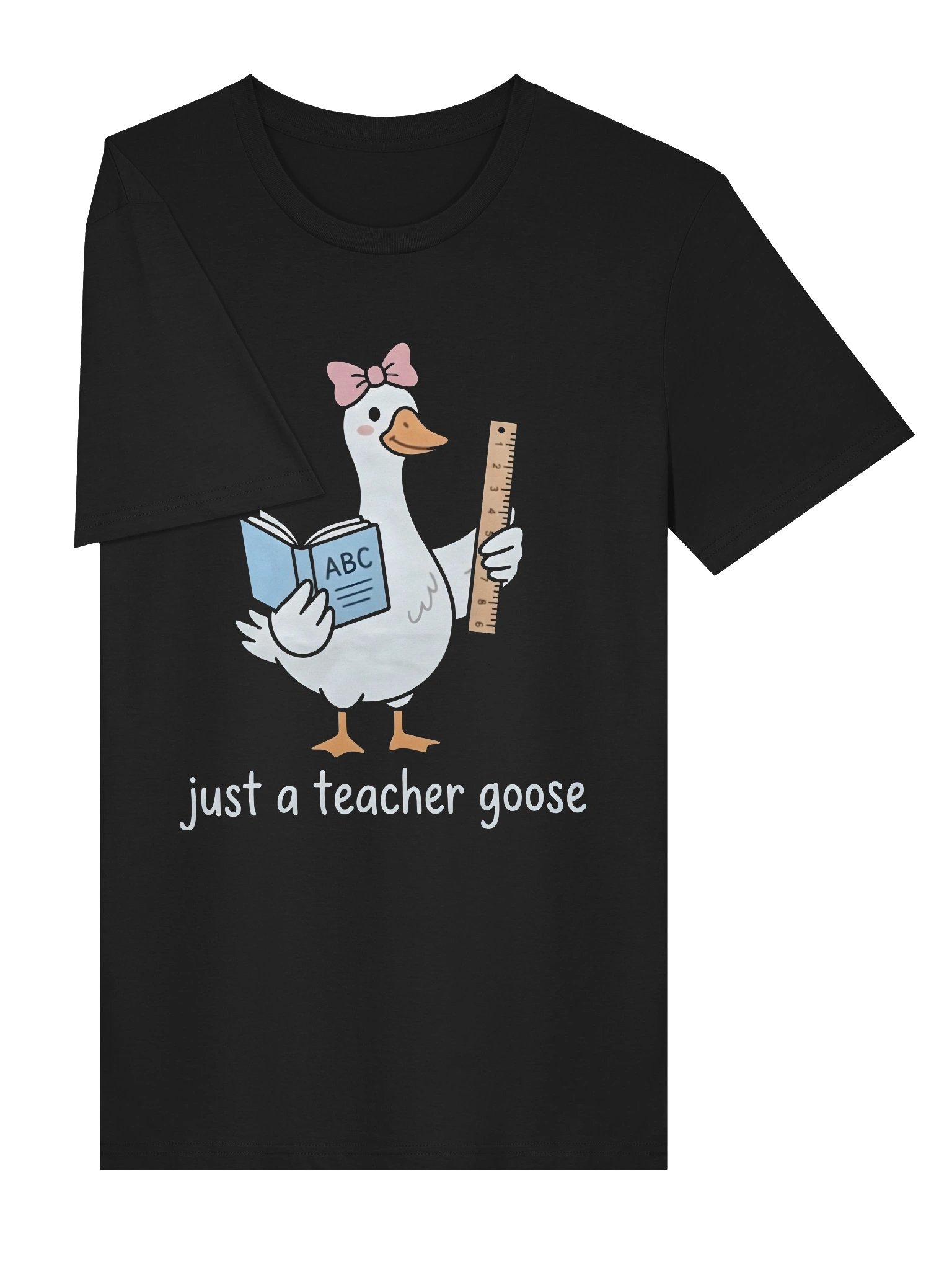 Just a Teacher Goose T-Shirt | Funny Teacher Gift | Cute Goose Graphic Tee | Back to School Shirt product image (11)