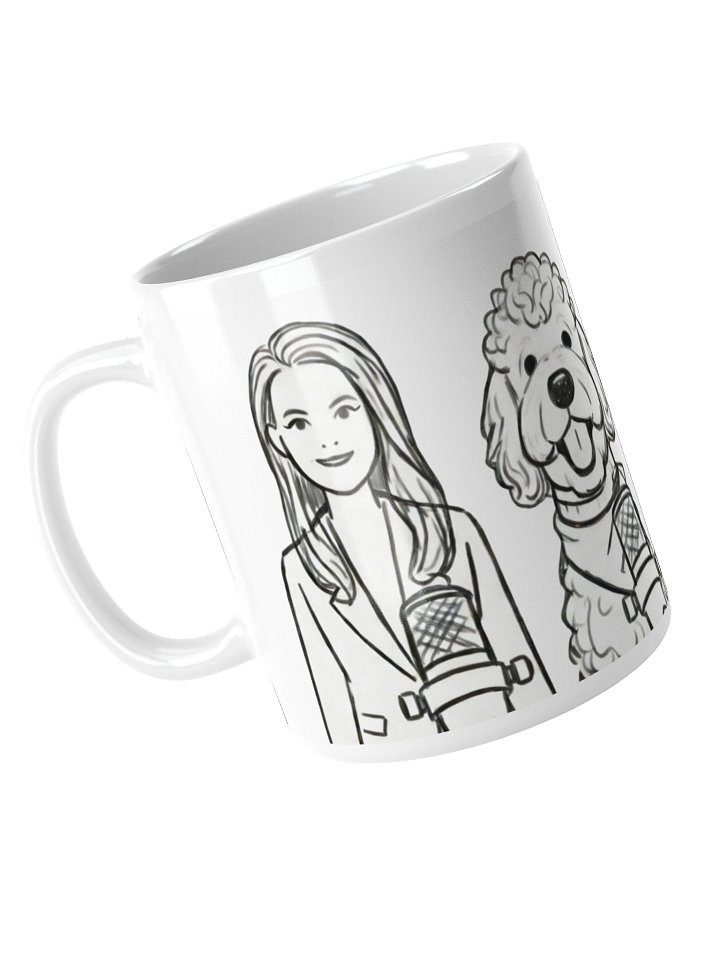 Elena & Bear's Black and White Sketch Mug product image (1)