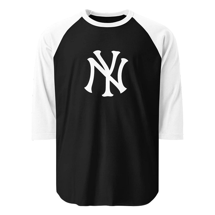 NY Monogram Raglan Sleeve Tee – Classic Unisex Fit product image (1)