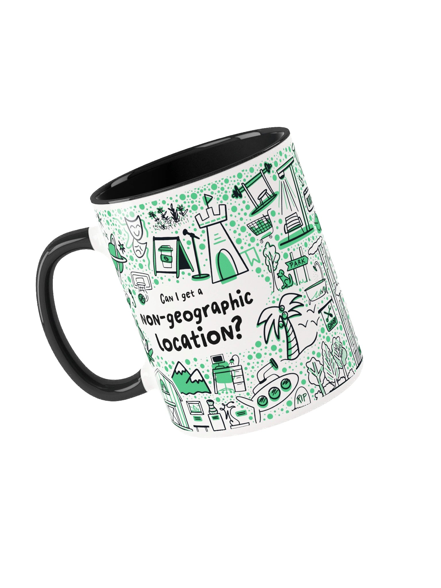 Location, Location Mug (green) product image (3)