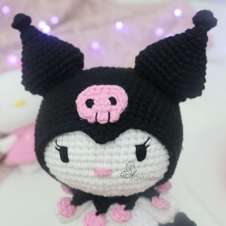 Amigurumi Pattern: Unique Gothic Bunny with Skull (Digital Download) product image (2)