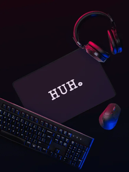 Huh - Desk Mat product image (1)