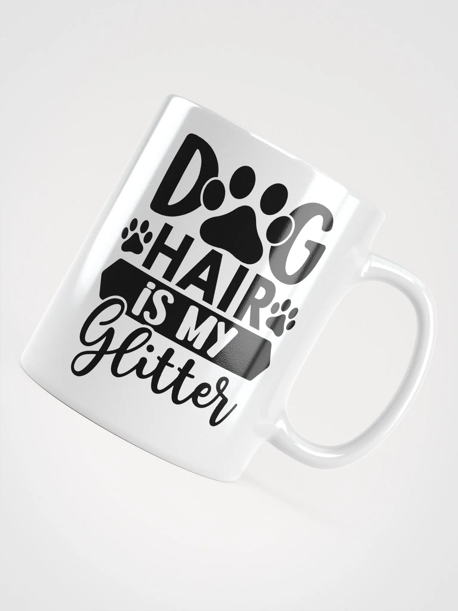 Dog Hair is My Glitter Glossy Mug product image (10)