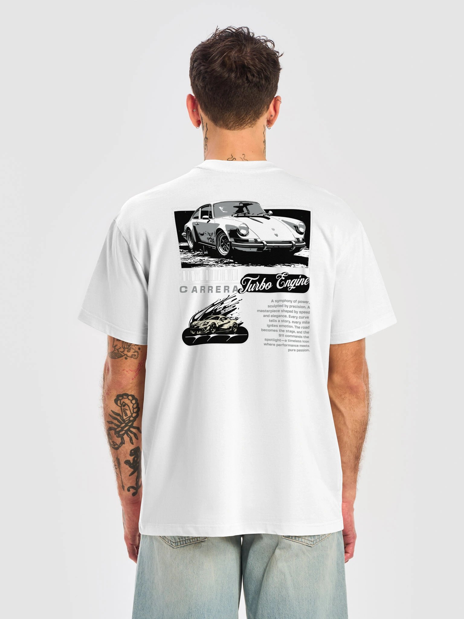 Signature Ink Black Oversized Box Tee product image (1)