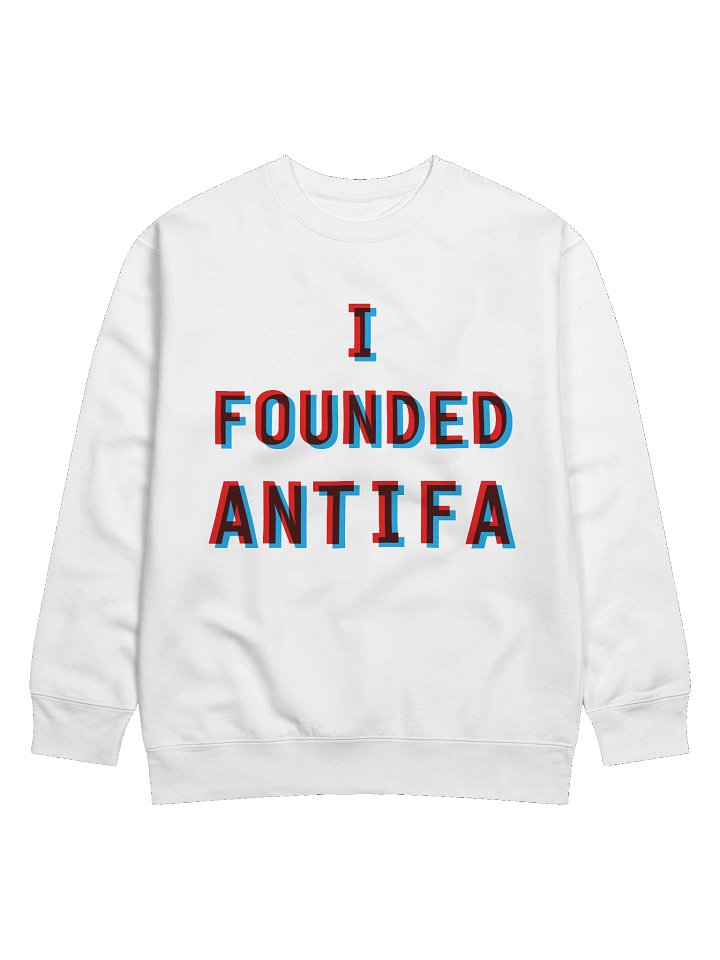 I FOUNDED ANTIFA Red Blue Sweater product image (1)