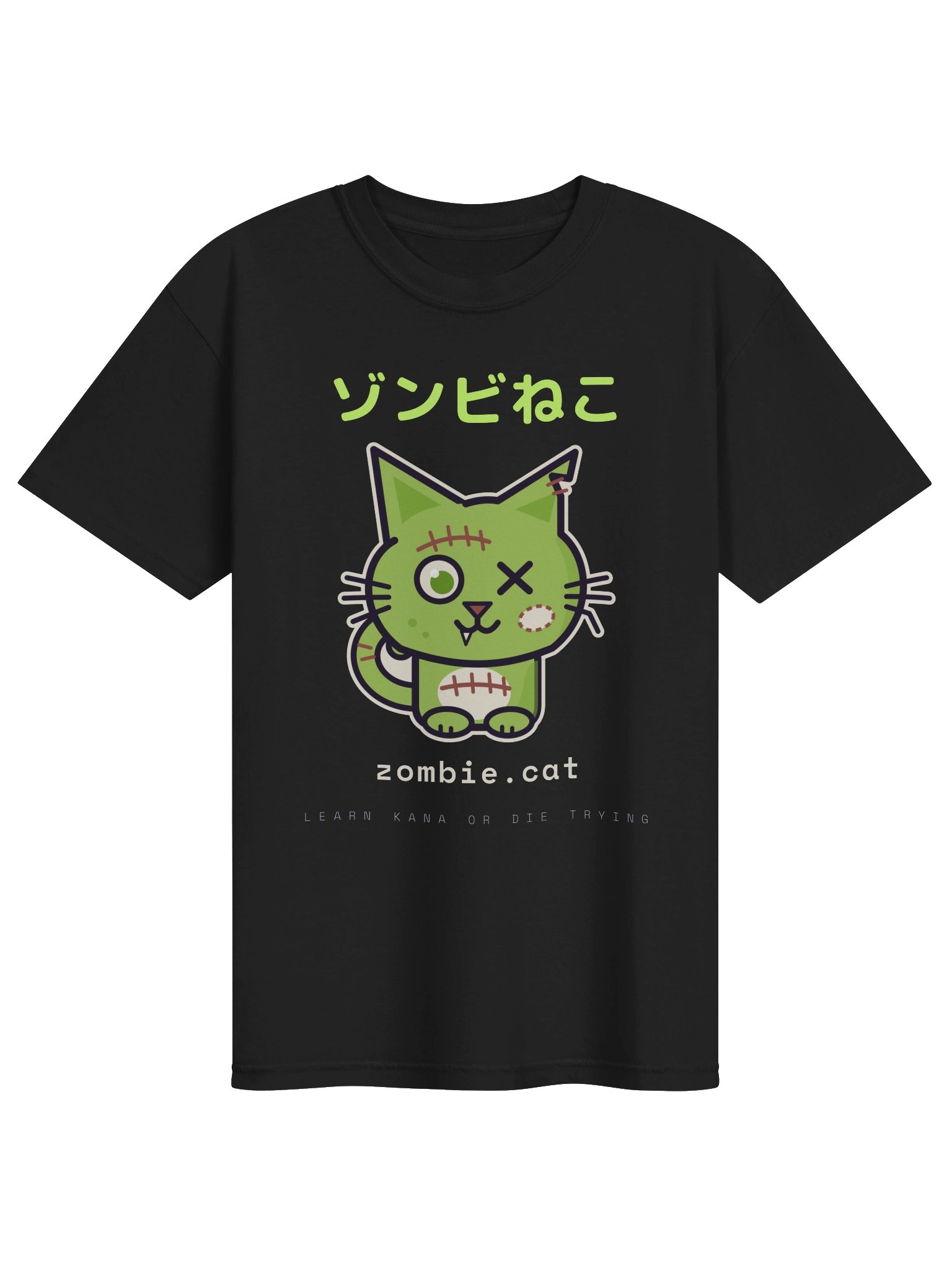 Zombie Neko Japanese Zombie Cat T-Shirt product image (1)