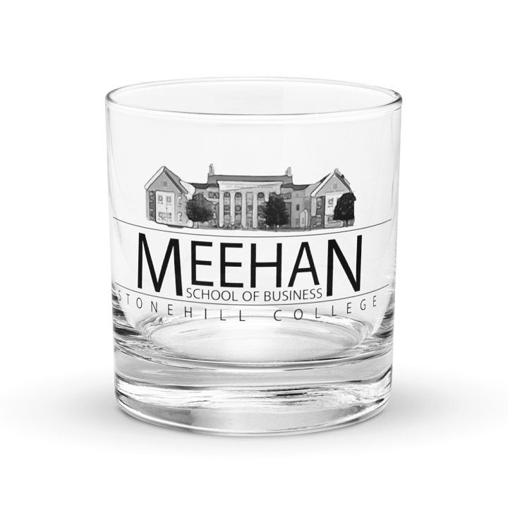 Meehan School of Business Rocks Glass product image (1)