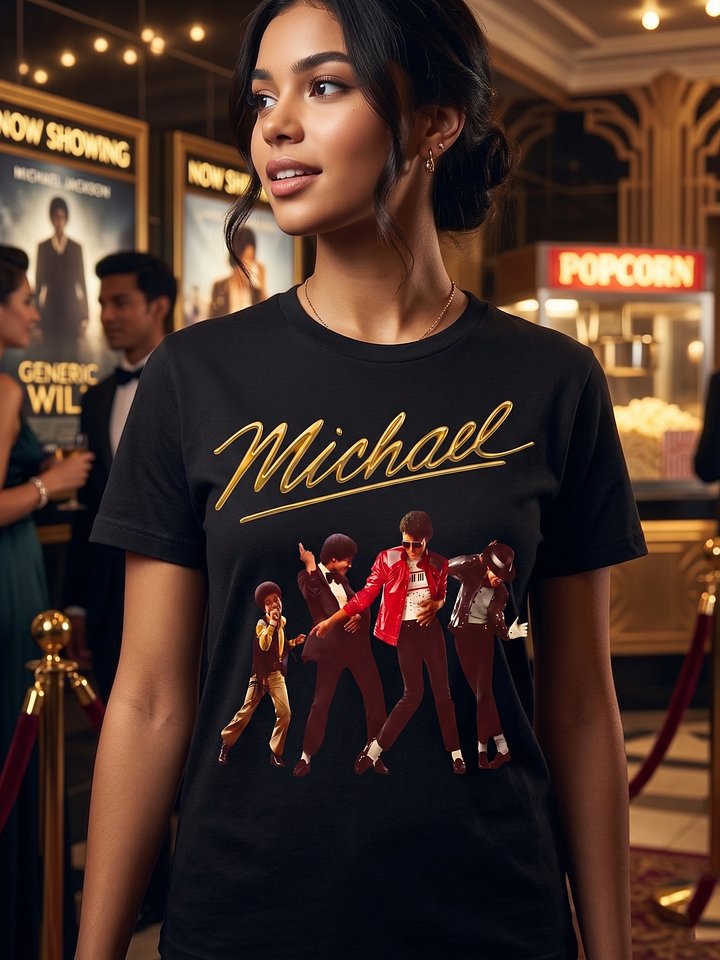 Michael Jackson Movie 2026 Tribute T-Shirt | Official King of Pop Graphic Tee product image (1)