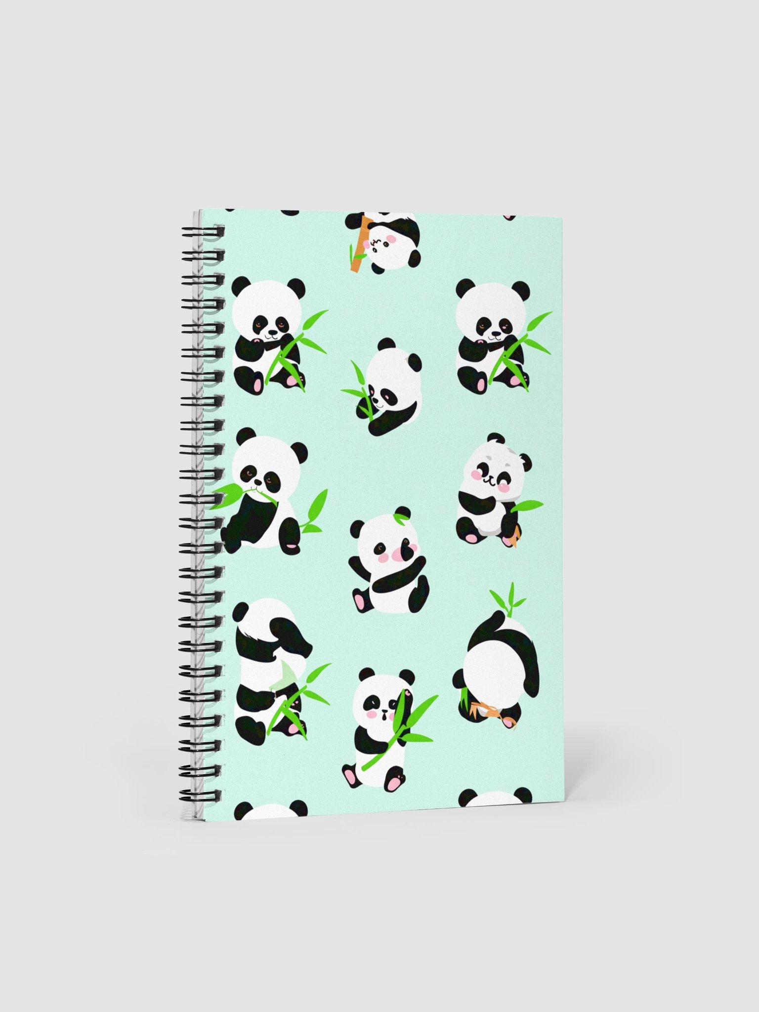 Playful Pandas Spiral Notebook product image (1)