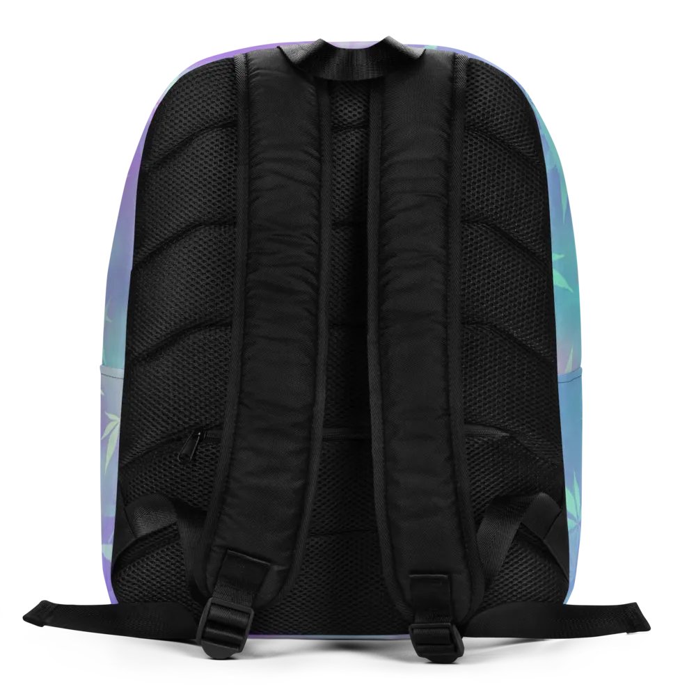 Cannabis Leaf Pastel Bokeh Design Backpack – Water-Resistant, Laptop-Friendly product image (3)