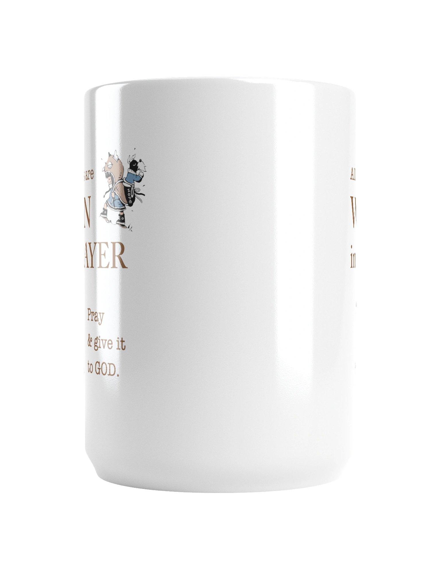 "Won in Prayer" mug product image (3)