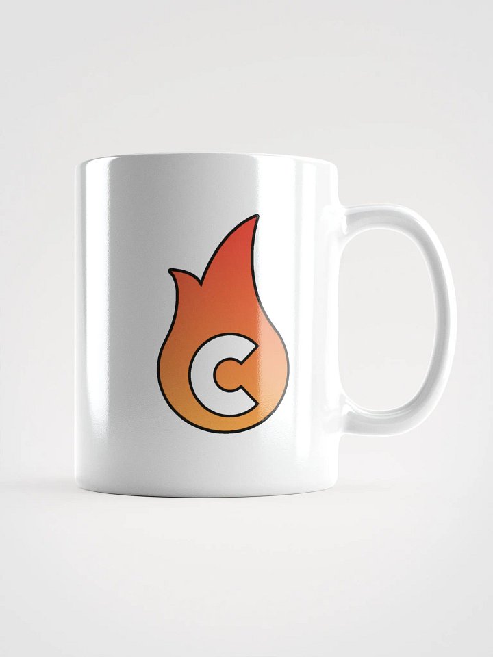 Logo V1 White Glossy Mug product image (2)