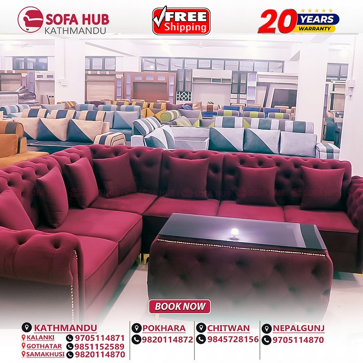 Luxury Corner Sofa - Sofa Hub Kathmandu product image (1)
