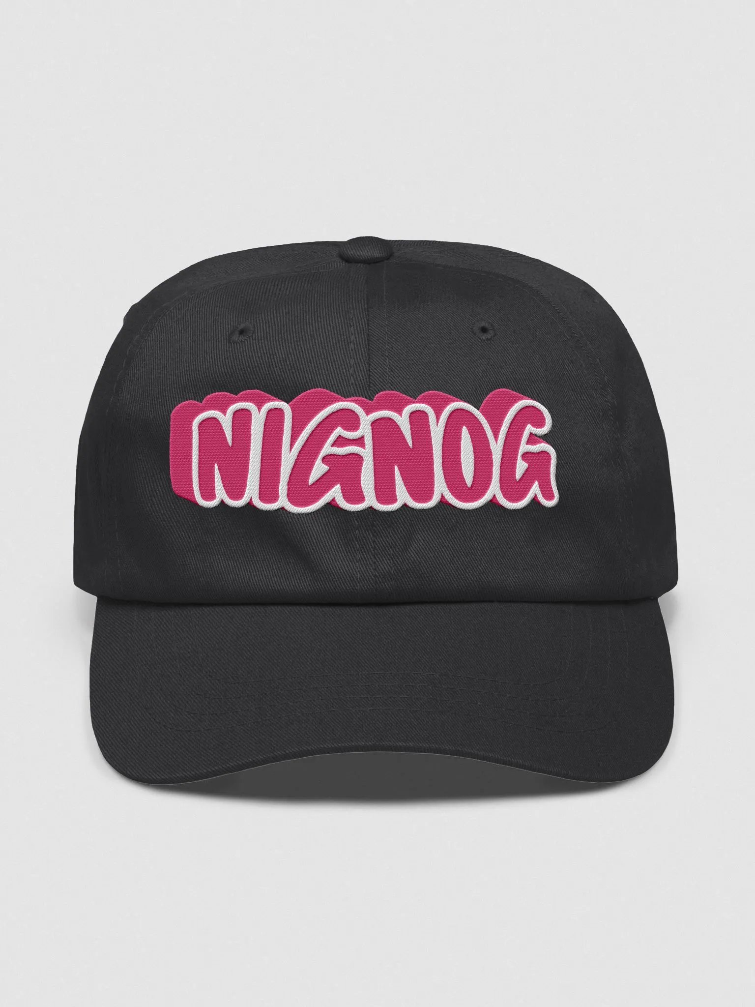 PINK NigNog Dad Hat product image (1)
