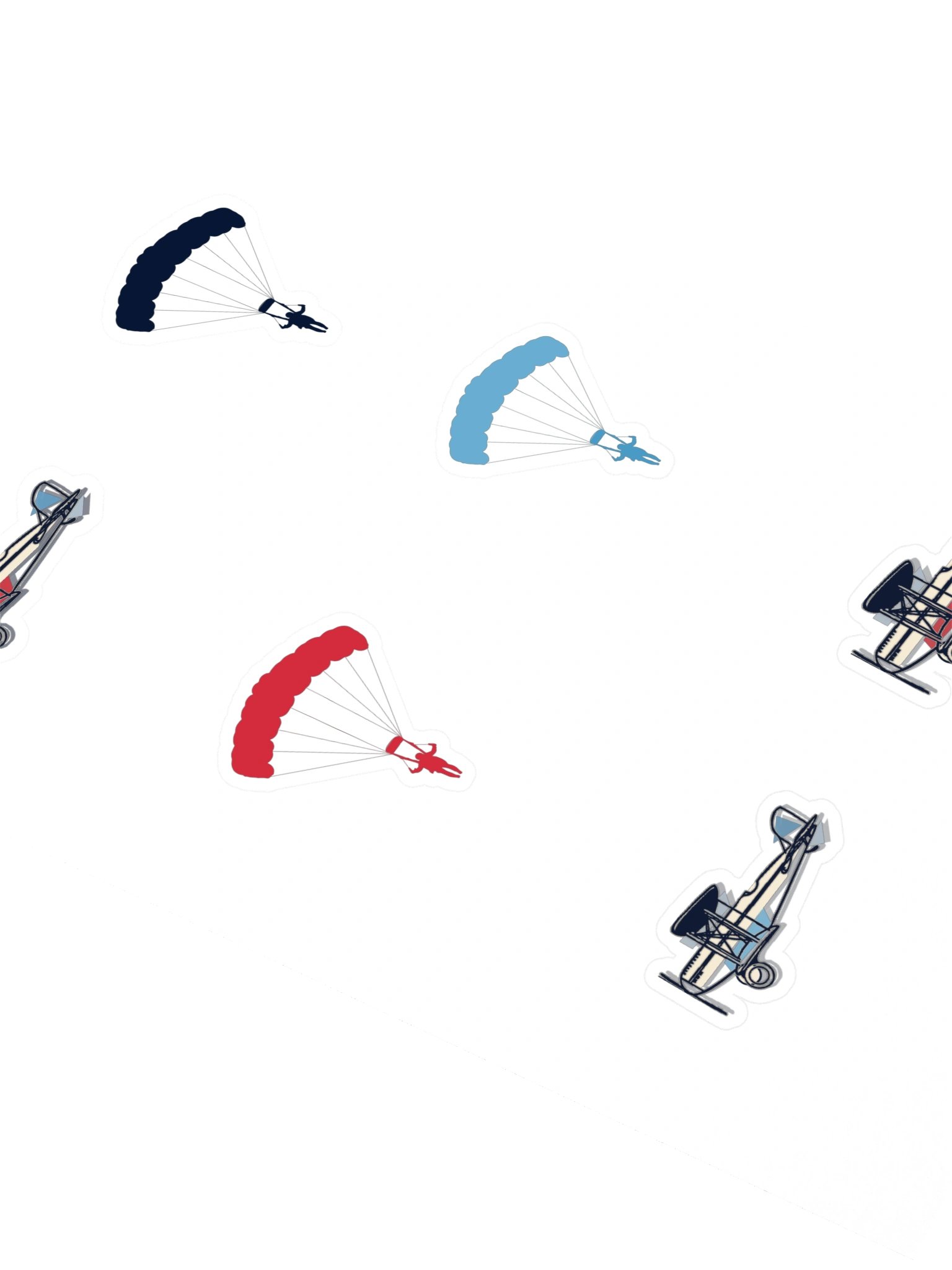 Orbit Fair Biplane Sticker Sheet product image (2)