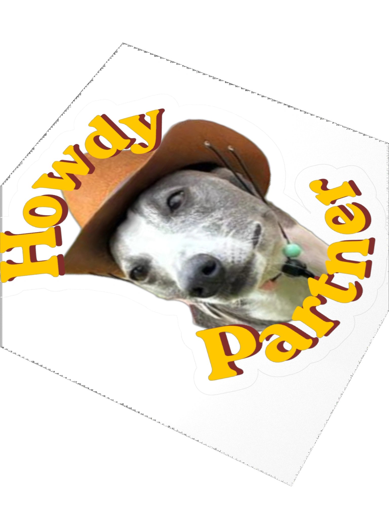 "Howdy Partner" Hervey sticker product image (3)