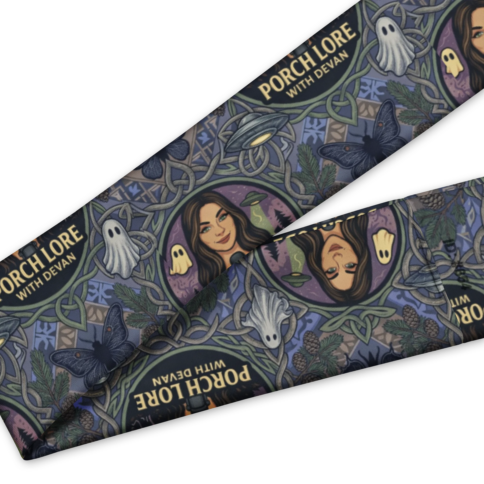PORCH LORE DEVAN PERIWINKLE MOTH HEADBAND product image (4)