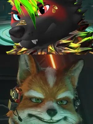 I love how cocky Fox is in Star Fox 😏 #starfox #furry #foxmccloud #nintendo #furrygamer 