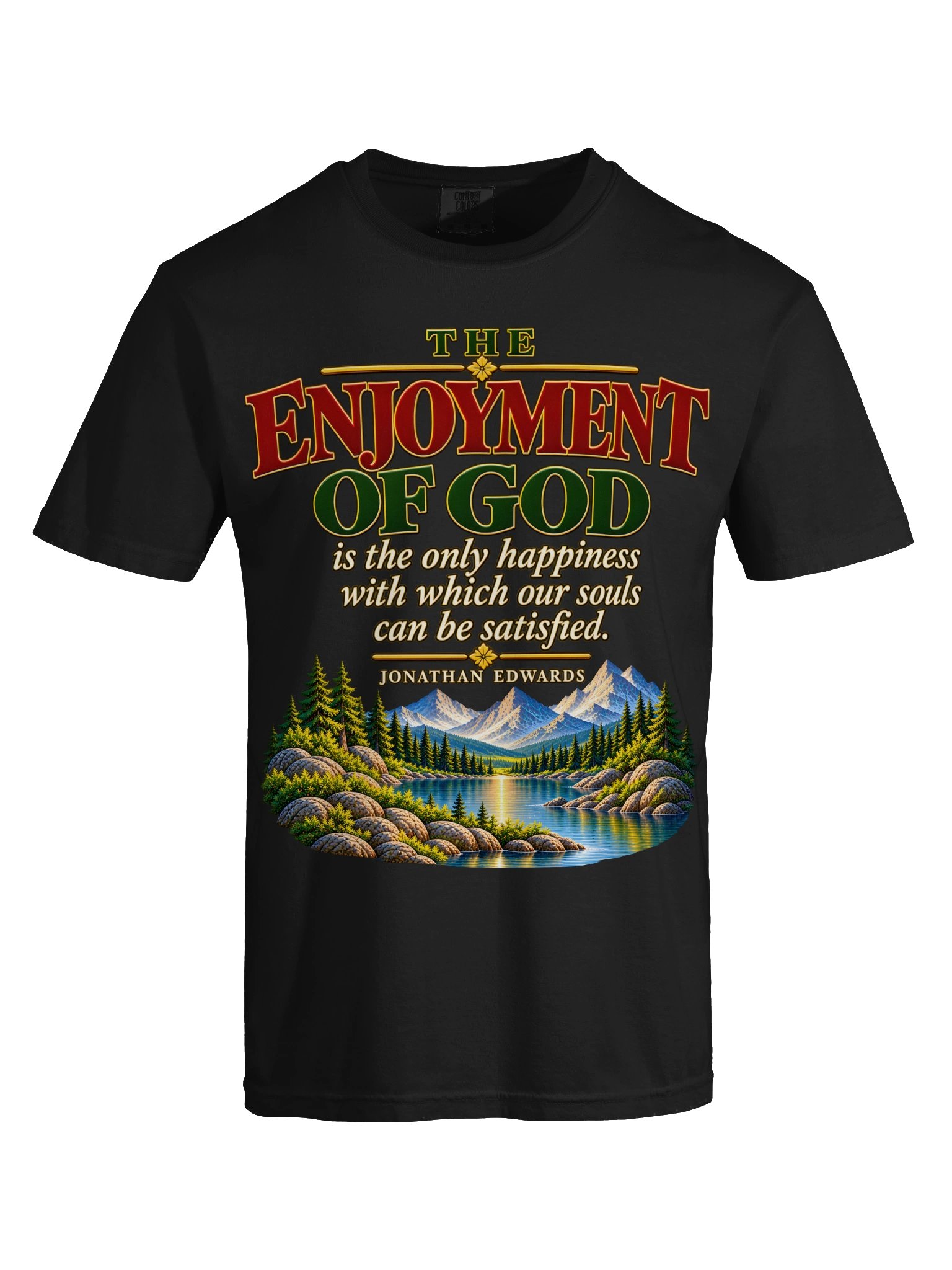 The Enjoyment of God — Jonathan Edwards Shirt product image (118)