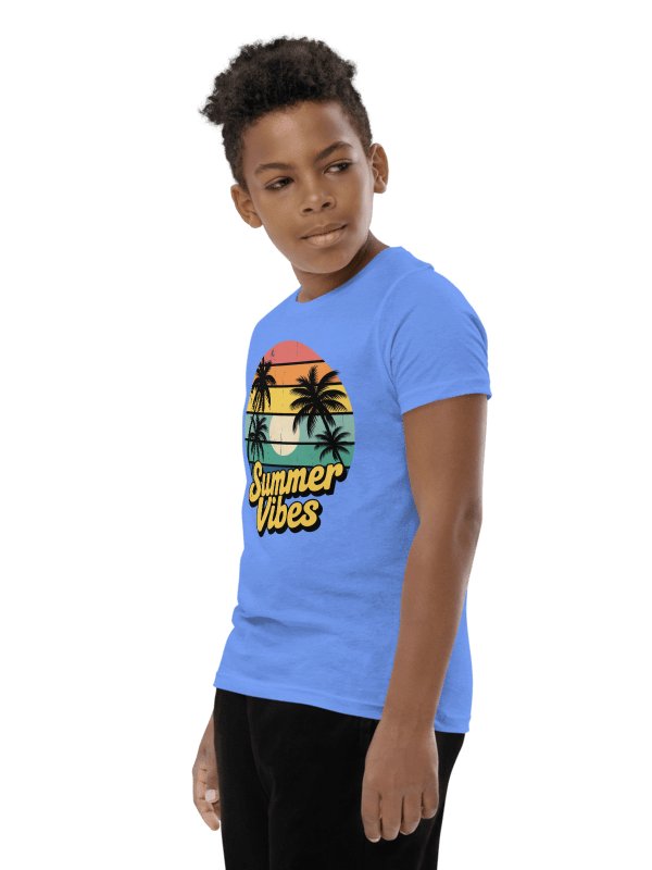 Retro Sunset Summer Vibes Youth T-Shirt product image (17)