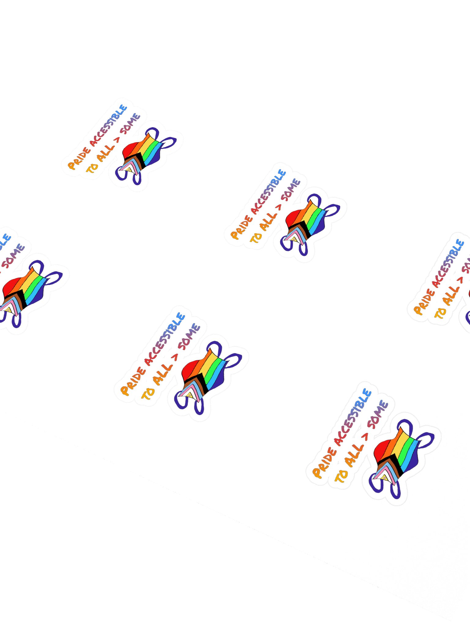 Pride Accessible to ALL > Some sticker pack product image (2)