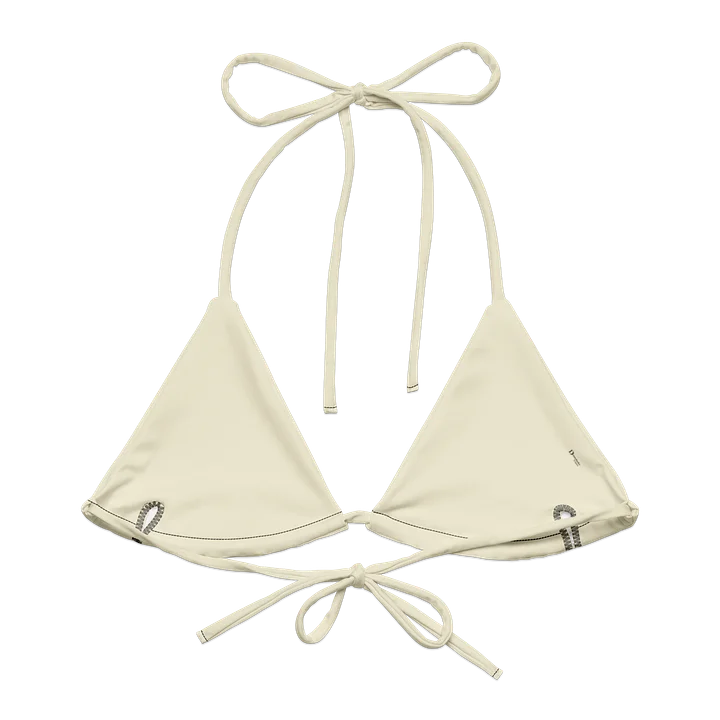 Dreamlooks Vixen padded bikini top with straps, apricot white product image (1)