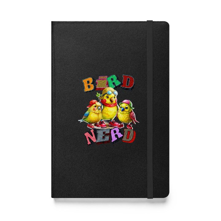 Bird Nerd Yellow Budgie Hardcover Journal product image (1)