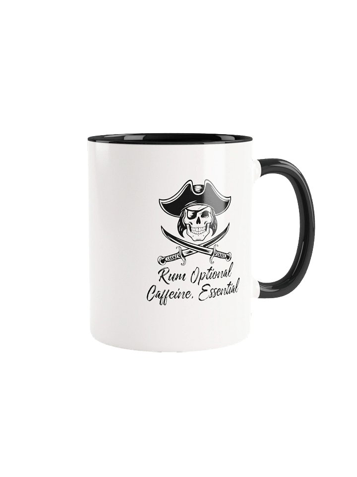 Pirate Theme Coffee Mug, Skull Mug, Rum Optional Coffee Cup, Fun Mug for Coffee Lovers, Unique Gift for Pirates product image (7)