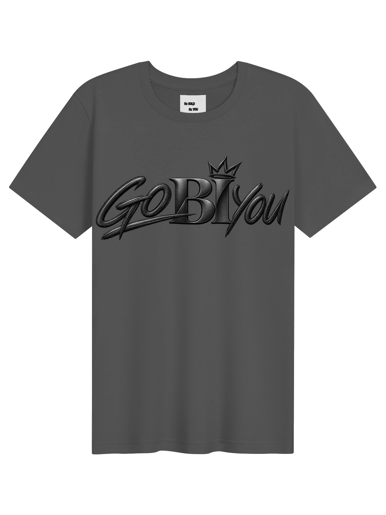 THE CROWN TEE (GRAY) product image (1)