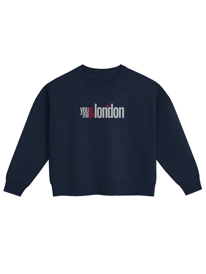 Women's Organic Cotton Crewneck | Ethical London Sweatshirt Gift | Luxury Feel product image (1)