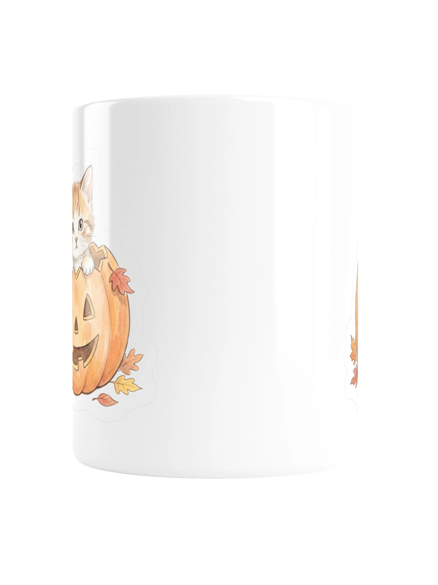 Pumpkin Peek Kitten Mug product image (2)