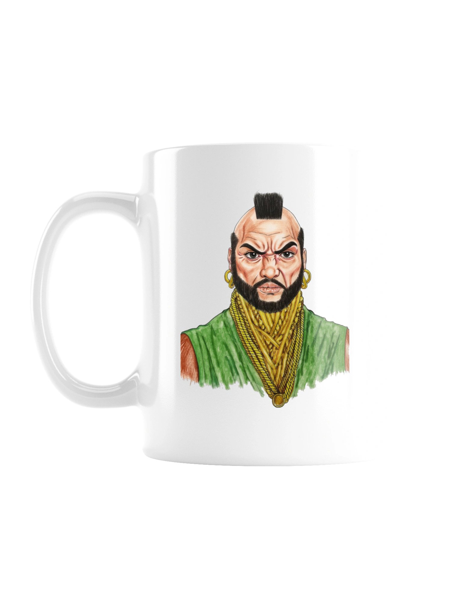 Gold Chains & Attitude — Character Portrait Mug product image (3)