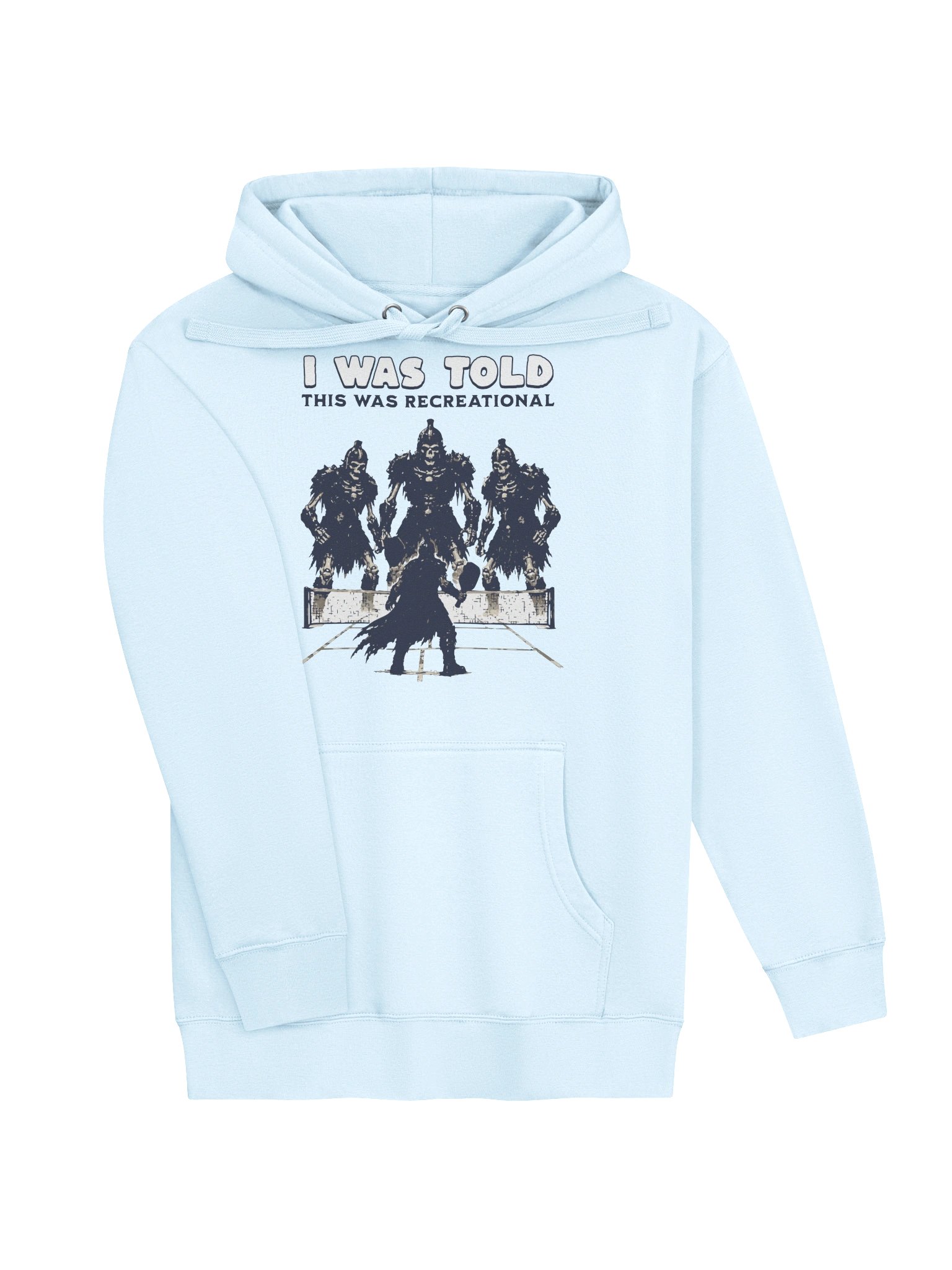 I Was Told This Was Recreational Hoodie – Funny Pickleball Hoodie product image (18)