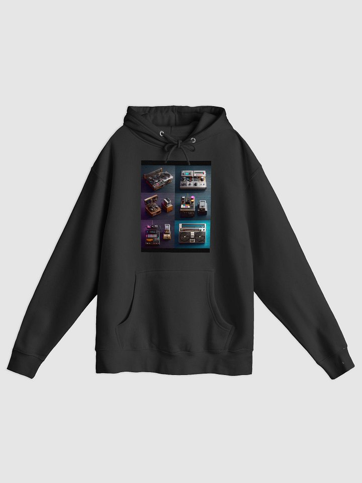 Vintage Audio Equipment Grid Hoodie product image (1)