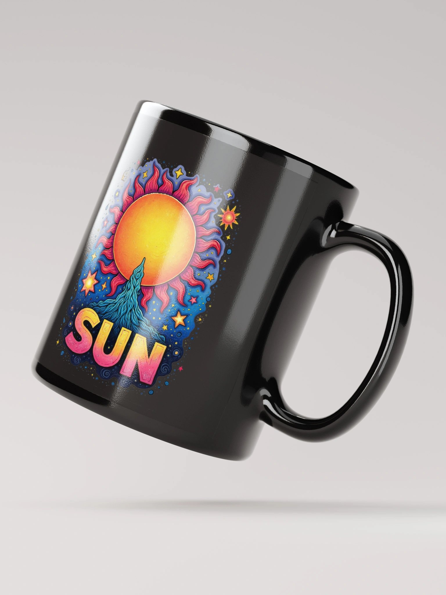 Psychedelic Sun Symbol – Astral Cosmic Art product image (3)