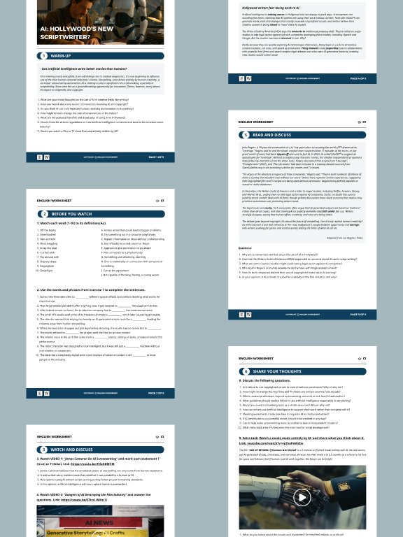 AI: Hollywood's New Scriptwriter? (C1) product image (2)