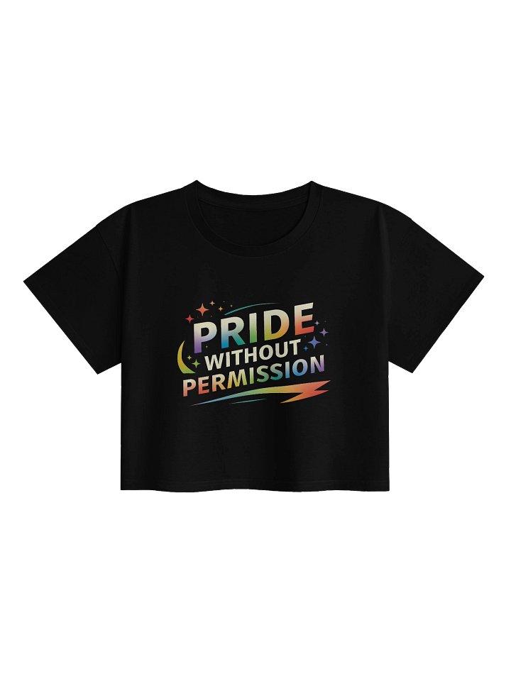 Pride Without Permission Crop Top product image (1)