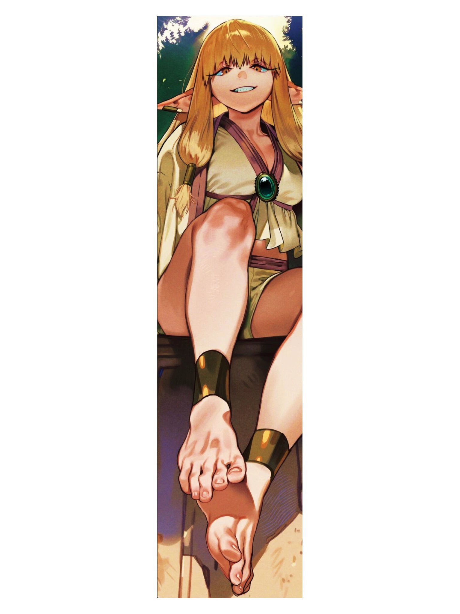 Blonde Forest Elf Leg Long Sticker product image (3)