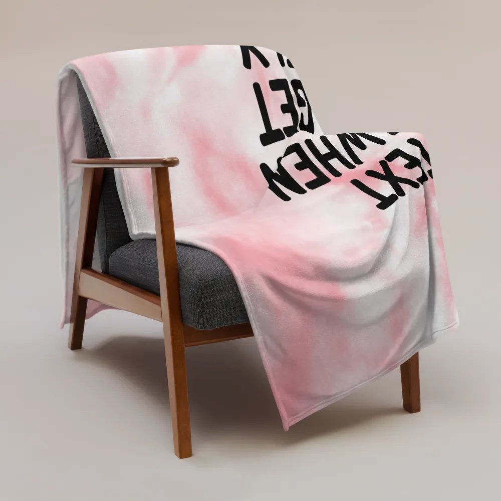 Throw Blanket 💕 Text me when you get lonely (153 × 203 cm) product image (3)